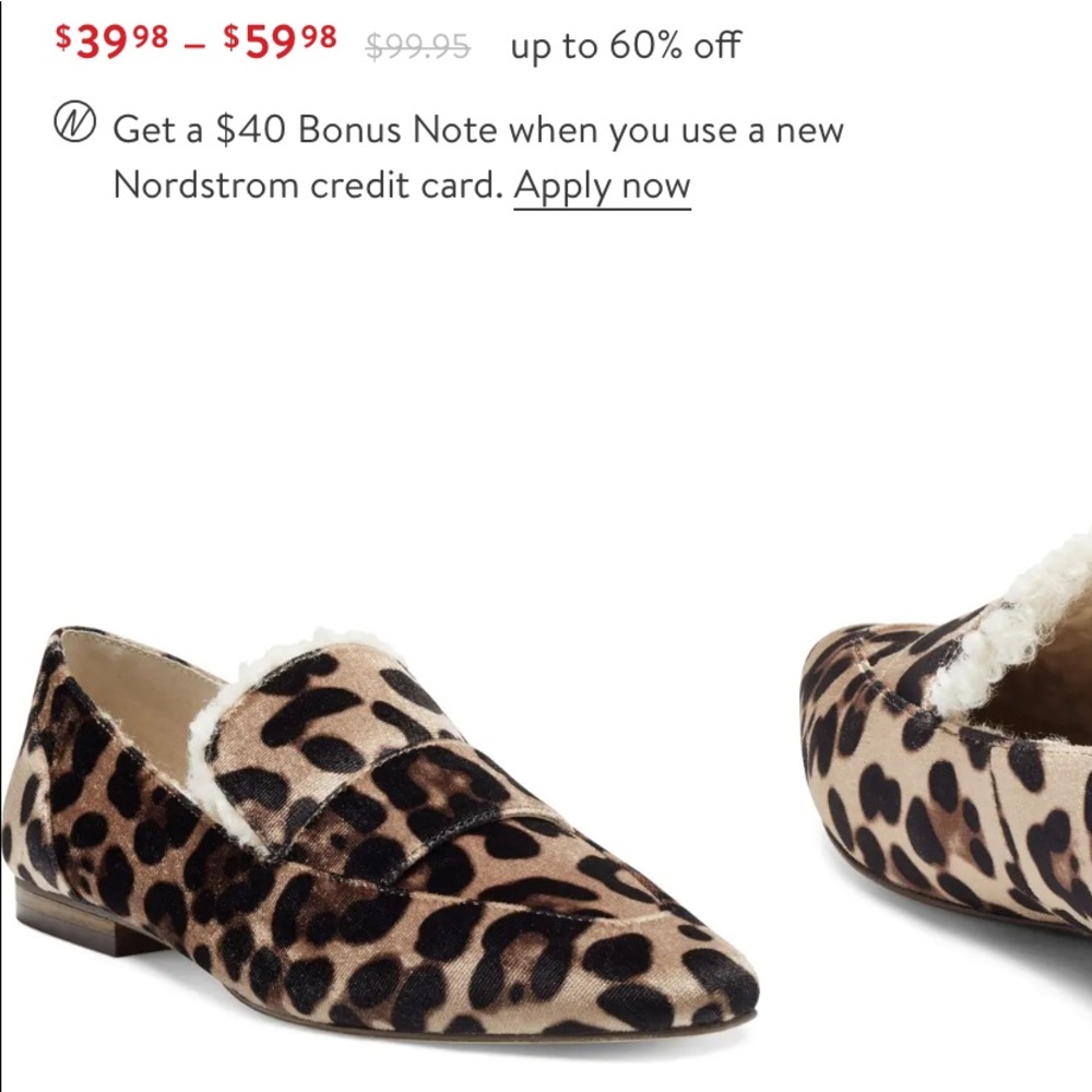 Animal print loafers